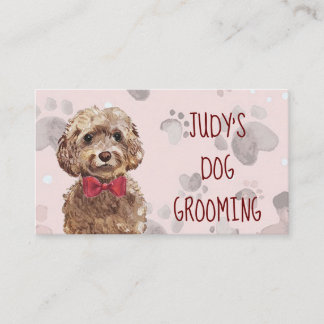 Dog Grooming Afsprakenkaartje