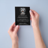 Dog grooming business personalized flyer (Hand)