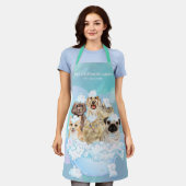 Dog Grooming Cat Spa Green Pet Salon Schort (Gedragen)