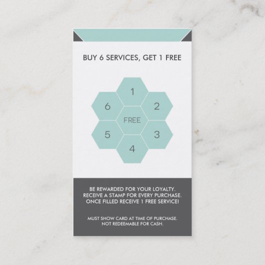 Dog Grooming Customer Rewards Card Klantenkaartje (Achterkant)