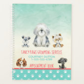 Dog Grooming Dog Spa Appointbook Planner (Voorkant)