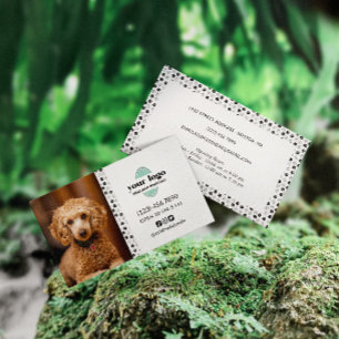 Dog Grooming Foto Logo Social Media Visitekaartje