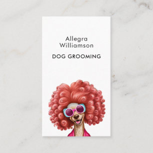 Dog Grooming Fun QR Code Visitekaartje