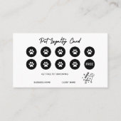 Dog Grooming Klantenkaartje (Voorkant)