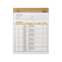 Dog Grooming Log