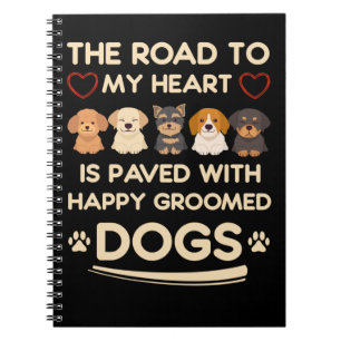 Dog Grooming Love Animal Dog Groomer Notitieboek