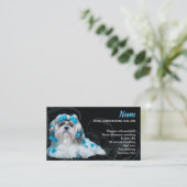 Dog grooming Loyaliteit Korting Visitekaartje (Staand voorkant)