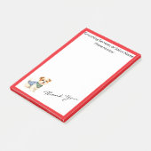 Dog Grooming Personalized Gold Elegant Collection Post-it® Notes (Schuin)