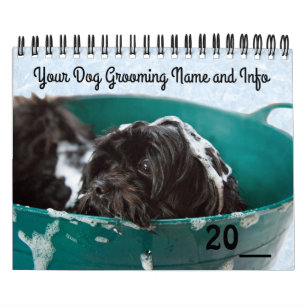 Dog Grooming Pet Store Company Calendar Kalender