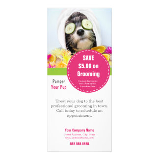 Dog Grooming Rack Kaart- Maak er alles van Reclamekaart