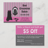 Dog Grooming Reference Kaart -  (Voorkant / Achterkant)