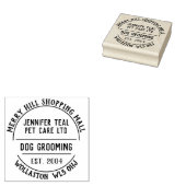 Dog Grooming Rubber Stamp Rubberstempel (Gestempeld)