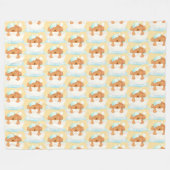 Dog Grooming Salon Fleece Deken (Voorkant (Horizontaal))