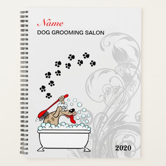 Dog grooming salon planner (Voorkant)
