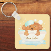 Dog Grooming Salon Sleutelhanger (Voorkant)