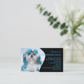 Dog grooming Salon Visitekaartje (Staand voorkant)