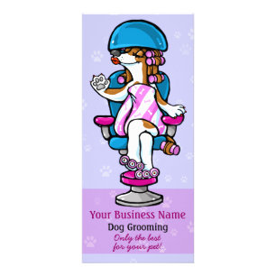 Dog Grooming Service-marketingpromcard Reclamekaart