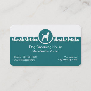 Dog Grooming Service Visitekaartje