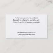 Dog Grooming Visitekaartje (Achterkant)