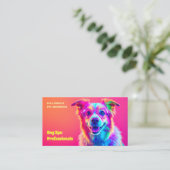 Dog Grooming Visitekaartje (Staand voorkant)