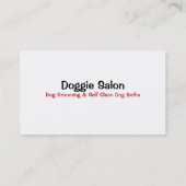 Dog Grooming Visitekaartje Loyalty Card (Achterkant)