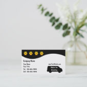 Dog Grooming Visitekaartjes (Staand voorkant)