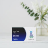 Dog Grooming Visitekaartjes (Staand voorkant)