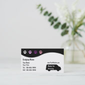 Dog Grooming Visitekaartjes (Staand voorkant)