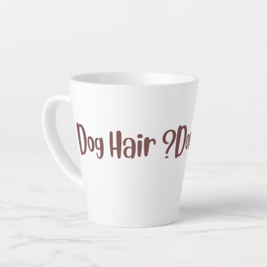 Dog Hair Don’t Care Mug Latte Mok (Linkerhoek)