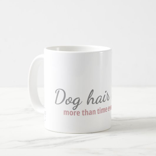 Dog Hair Heals Mug - Comfort Gift for Dog Lovers (Devant gauche)