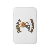 Dog Halloween T ShirtHappy Halloween Dog T Shirt Badmat (Voorkant Verticaal)