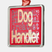 Dog Handler Extraordinaire Metalen Ornament (Links)
