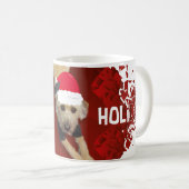 Dog Happy Holiday Mug (Devant droit)