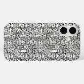 Dog Head Pattern Telefoonhoesje Case-Mate iPhone Case (Achterkant (horizontaal))