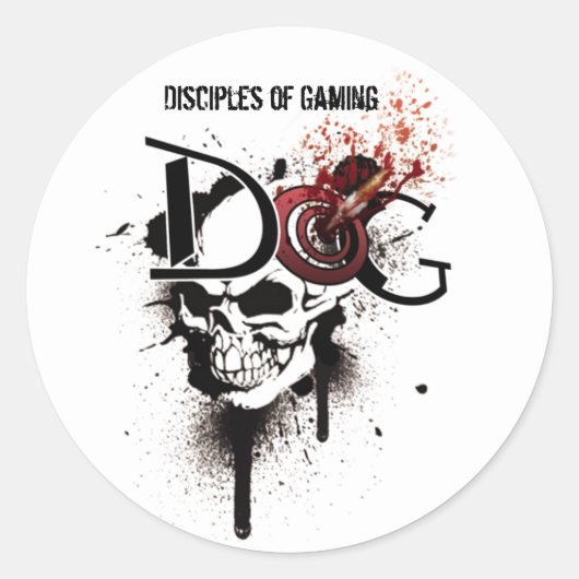 DoG Headshot Sticker (Voorkant)