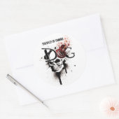 DoG Headshot Sticker (Envelop)