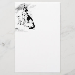Dog Heaven Briefpapier