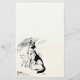 Dog Heaven, de Master's Flock Briefpapier