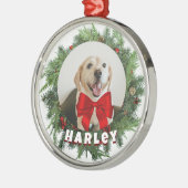 Dog Holiday Ornament - Aangepaste foto cadeau (Links)