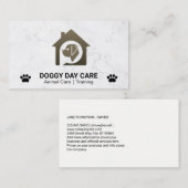 Dog House Logo | Dierenbescherming Visitekaartje (Voorkant / Achterkant)