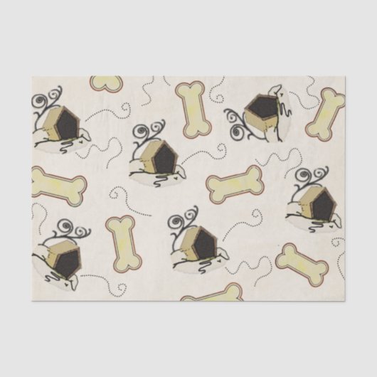 Dog House Tissuepapier (Voorkant)