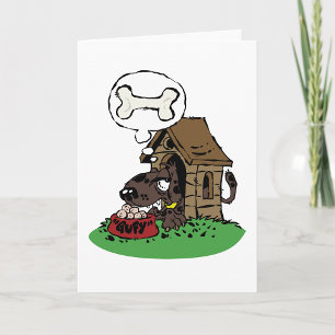 Dog House Wenskaarten Kaart