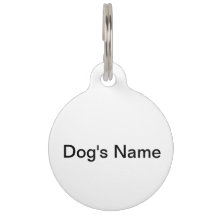 Dog ID Label - Tweezijdig - naam, telefoon, adres