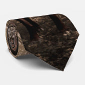 Dog in de bossen stropdas (Opgerold)