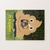 Dog in Poop Emoji Costume Legpuzzel (Horizontaal)