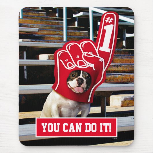 Dog in schuimhand muismat (Voorkant)