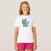 Dog in Shark Costume T-shirt (Voorkant volledig)