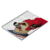 Dog in Ski Sweater 2 Notitieboek (Linkerzijde)