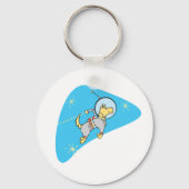 Dog in Space Sleutelhanger (Voorkant)