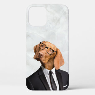 Dog in Suit iPhone 12 Hoesje